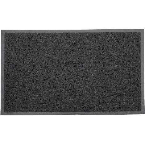 LUANCE Paillasson 45 X 75 Cm PVC - Gris Foncé 1 LUANCE Paillasson 45 X 75 Cm PVC - Gris Foncé