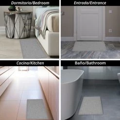 Luance Tapis Antidérapant Gris 45x120cm 5 Luance Tapis Antidérapant Gris 45x120cm -Tapis et paillasson Soldes 60705448 3