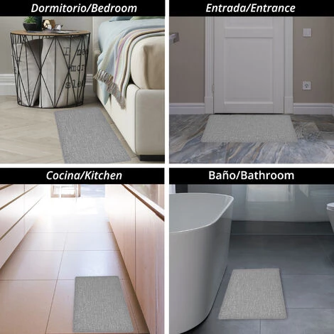 Luance Tapis Antidérapant Gris 45x120cm 3 Luance Tapis Antidérapant Gris 45x120cm – Image 3