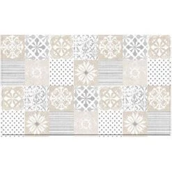 LUANCE Tapis Imprimé 45 X 60 Cm Vinyle - Heritage