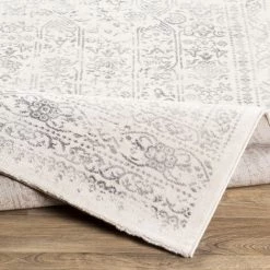 SURYA - Tapis De Couloir Et Salon - Vintage Oriental - VICKY - 70x220cm - Blanc Et Gris Clair 6 SURYA - Tapis De Couloir Et Salon - Vintage Oriental - VICKY - 70x220cm - Blanc Et Gris Clair -Tapis et paillasson Soldes 60788984 3