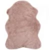 NOVA Tapis Doux élégant 65x95 Cm Synthétique Rabbit Fourrure Diverses Couleurs Couleur : Rose Antique