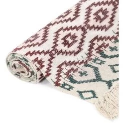 NOVA Tissu à Main Du Tapis Kilim Dans Diverses Dimensions De Coton Multicolore Taille : 120x180 Cm -Tapis et paillasson Soldes 60806857 3