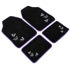 NOVA Ensemble De Tapis De Tapis Universel Non Glissé De 4 Pièces Avant Et Arrière -Tapis et paillasson Soldes 60807298 3