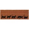 BEST FOR BOOTS Paillasson En Fibres De Coco Evolution 75 X 25 Cm Chats Marron - Marron