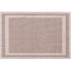 BEST FOR BOOTS Tapis Dessous De Paillasson à Motifs Cadre Marron - Marron