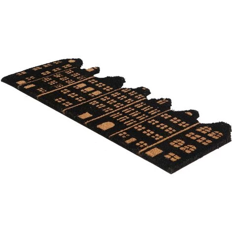 BEST FOR BOOTS Paillasson Fibres De Coco Maisons De Canal 75 X 30 Cm Noir - Noir 2 BEST FOR BOOTS Paillasson Fibres De Coco Maisons De Canal 75 X 30 Cm Noir - Noir – Image 2