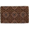 BEST FOR BOOTS Paillasson En Fibres De Coco à Motifs 75 X 45 Cm Rosettes Marron - Marron