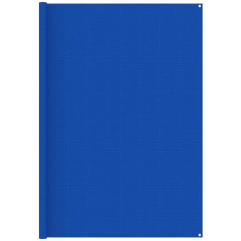 VidaXL Tapis De Tente 250x200 Cm Bleu PEHD 1 VidaXL Tapis De Tente 250x200 Cm Bleu PEHD
