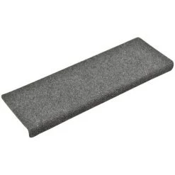 FIMEI Tapis De Marches D'escalier 5 Pcs Gris 65x25 Cm Aiguilleté 7 FIMEI Tapis De Marches D'escalier 5 Pcs Gris 65x25 Cm Aiguilleté -Tapis et paillasson Soldes 60966690 3