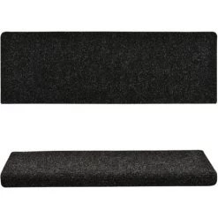 FIMEI Tapis De Marches D'escalier 5 Pcs Noir 65x25 Cm Aiguilleté 8 FIMEI Tapis De Marches D'escalier 5 Pcs Noir 65x25 Cm Aiguilleté -Tapis et paillasson Soldes 60969490 4