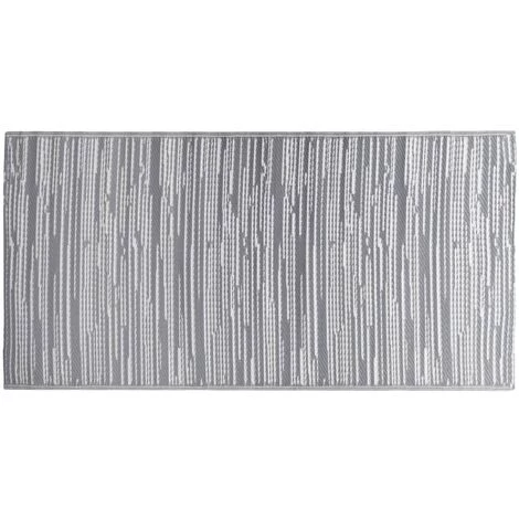 FIMEI Tapis D'extérieur Gris 80x150 Cm PP 3 FIMEI Tapis D'extérieur Gris 80x150 Cm PP – Image 3