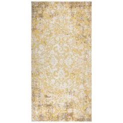 FIMEI Tapis à Tissage Plat D'extérieur 100x200 Cm Jaune