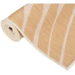 FIMEI Tapis à Tissage Plat D'extérieur 100x200 Cm Motif De Feuille 7 FIMEI Tapis à Tissage Plat D'extérieur 100x200 Cm Motif De Feuille -Tapis et paillasson Soldes 60971040 3