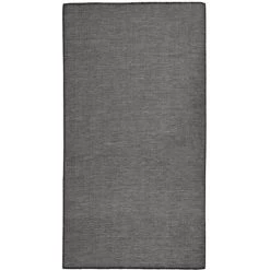 FIMEI Tapis à Tissage Plat D'extérieur 80x150 Cm Gris