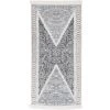 FIMEI Tapis Noir Et Gris 80x150 Cm Coton