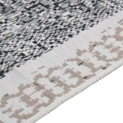 FIMEI Tapis Noir Et Gris 80x150 Cm Coton 8 FIMEI Tapis Noir Et Gris 80x150 Cm Coton -Tapis et paillasson Soldes 60972952 4