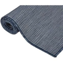 FIMEI Tapis à Tissage Plat D'extérieur 80x150 Cm Bleu 7 FIMEI Tapis à Tissage Plat D'extérieur 80x150 Cm Bleu -Tapis et paillasson Soldes 60973690 3