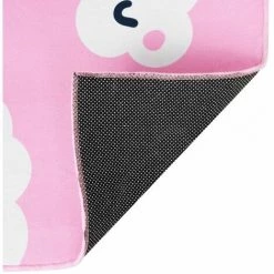 DENUOTOP Tapis Tapis Imprime Multicolore 80x150 Cm Tissu -Tapis et paillasson Soldes 61106943 3