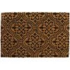 SIL Paillasson En Fibres De Coco Arabesques 60 X 40 Cm Marron - Marron