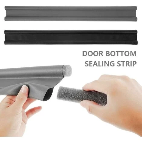 EINEMGELD 2Pcs Bas De Porte Double Isolant, Boudin De Porte Anti Froid, Boudin Porte Double Isolant, Boudin Protection Contre Courants D'air Anti Bruit, Joint De Porte Interieur Universel Etanche (Gris, 2Pcs) 4 EINEMGELD 2Pcs Bas De Porte Double Isolant, Boudin De Porte Anti Froid, Boudin Porte Double Isolant, Boudin Protection Contre Courants D'air Anti Bruit, Joint De Porte Interieur Universel Etanche (Gris, 2Pcs) – Image 4