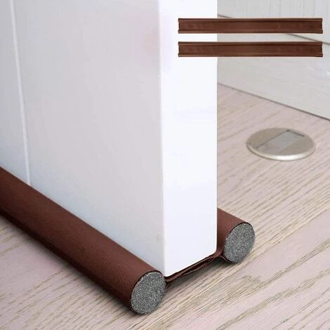 EINEMGELD 2Pcs Bas De Porte Double Isolant, Boudin De Porte Anti Froid, Boudin Porte Double Isolant, Boudin Protection Contre Courants D'air Anti Bruit, Joint De Porte Interieur Universel Etanche (Marron, 2Pcs) 1 EINEMGELD 2Pcs Bas De Porte Double Isolant, Boudin De Porte Anti Froid, Boudin Porte Double Isolant, Boudin Protection Contre Courants D'air Anti Bruit, Joint De Porte Interieur Universel Etanche (Marron, 2Pcs)