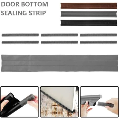 EINEMGELD 2Pcs Bas De Porte Double Isolant, Boudin De Porte Anti Froid, Boudin Porte Double Isolant, Boudin Protection Contre Courants D'air Anti Bruit, Joint De Porte Interieur Universel Etanche (Marron, 2Pcs) 3 EINEMGELD 2Pcs Bas De Porte Double Isolant, Boudin De Porte Anti Froid, Boudin Porte Double Isolant, Boudin Protection Contre Courants D'air Anti Bruit, Joint De Porte Interieur Universel Etanche (Marron, 2Pcs) – Image 3