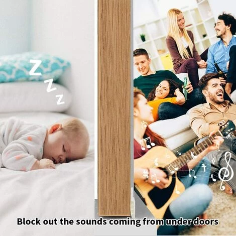 FR-LIFE Bas De Porte Adhésif, BR-Vie 100cm X5cm Souple Silicone Isolant Phonique Thermique Bande D'étanchéité Anti Bruit Poussière Stop à L'air Froid Anti Souris Fourmi Cafard Insectes (Blanc) 3 FR-LIFE Bas De Porte Adhésif, BR-Vie 100cm X5cm Souple Silicone Isolant Phonique Thermique Bande D'étanchéité Anti Bruit Poussière Stop à L'air Froid Anti Souris Fourmi Cafard Insectes (Blanc) – Image 3