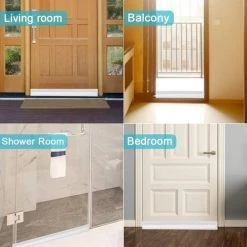 FR-LIFE Bas De Porte Adhésif, BR-Vie 100cm X5cm Souple Silicone Isolant Phonique Thermique Bande D'étanchéité Anti Bruit Poussière Stop à L'air Froid Anti Souris Fourmi Cafard Insectes (Blanc) 8 FR-LIFE Bas De Porte Adhésif, BR-Vie 100cm X5cm Souple Silicone Isolant Phonique Thermique Bande D'étanchéité Anti Bruit Poussière Stop à L'air Froid Anti Souris Fourmi Cafard Insectes (Blanc) -Tapis et paillasson Soldes 61306429 4