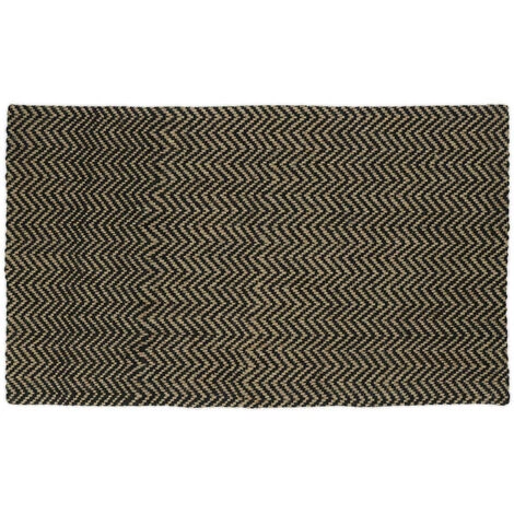 Relaxdays Paillasson En Jute, Tapis De Porte 75 X 45 Cm, Carpette En Tissu, Intérieur, Nature/noir 1 Relaxdays Paillasson En Jute, Tapis De Porte 75 X 45 Cm, Carpette En Tissu, Intérieur, Nature/noir
