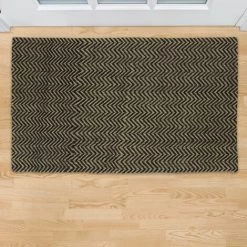 Relaxdays Paillasson En Jute, Tapis De Porte 75 X 45 Cm, Carpette En Tissu, Intérieur, Nature/noir 7 Relaxdays Paillasson En Jute, Tapis De Porte 75 X 45 Cm, Carpette En Tissu, Intérieur, Nature/noir -Tapis et paillasson Soldes 61313987 3