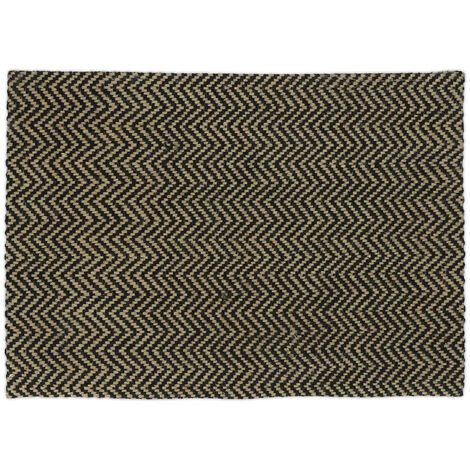 Relaxdays Paillasson En Jute, Tapis De Porte 60 X 40 Cm, Carpette En Tissu, Intérieur, Nature/noir 1 Relaxdays Paillasson En Jute, Tapis De Porte 60 X 40 Cm, Carpette En Tissu, Intérieur, Nature/noir