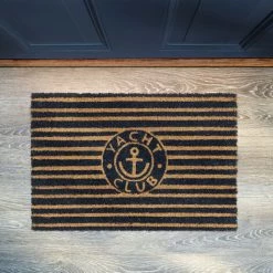 Relaxdays Paillasson Coco, Design Maritime, 60 X 40 Cm, Tapis De Porte Antidérapant, Intérieur, Extérieur, Nature/bleu 7 Relaxdays Paillasson Coco, Design Maritime, 60 X 40 Cm, Tapis De Porte Antidérapant, Intérieur, Extérieur, Nature/bleu -Tapis et paillasson Soldes 61314234 3