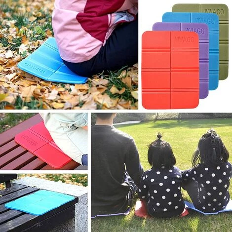 LangRay Tapis En Mousse Pliable D'extérieur Pour La Randonnée Et Le Camping, Coussin De Siège En Mousse Pliable Léger Pour Enfants, Bleu 5 LangRay Tapis En Mousse Pliable D'extérieur Pour La Randonnée Et Le Camping, Coussin De Siège En Mousse Pliable Léger Pour Enfants, Bleu – Image 5