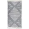 FIMEI Tapis Gris Foncé 80x150 Cm Coton
