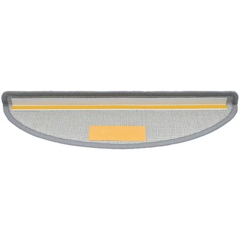 FIMEI Tapis D'escalier 5 Pcs 56x20 Cm Gris Clair 5 FIMEI Tapis D'escalier 5 Pcs 56x20 Cm Gris Clair – Image 5