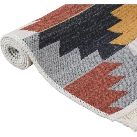 FIMEI Tapis Multicolore 80x150 Cm Coton 5 FIMEI Tapis Multicolore 80x150 Cm Coton – Image 5