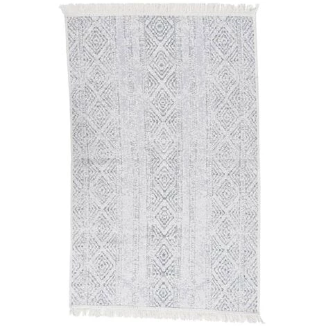 FIMEI Tapis Gris Clair 80x150 Cm Coton 1 FIMEI Tapis Gris Clair 80x150 Cm Coton