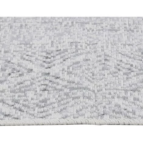 FIMEI Tapis Gris Clair 80x150 Cm Coton 5 FIMEI Tapis Gris Clair 80x150 Cm Coton – Image 5