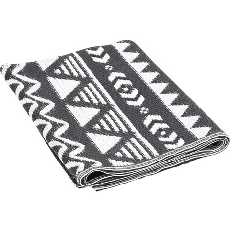 FIMEI Tapis D'extérieur Noir 80x150 Cm PP 5 FIMEI Tapis D'extérieur Noir 80x150 Cm PP – Image 5