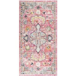 FIMEI Tapis à Tissage Plat D'extérieur 100x200 Cm Rouge