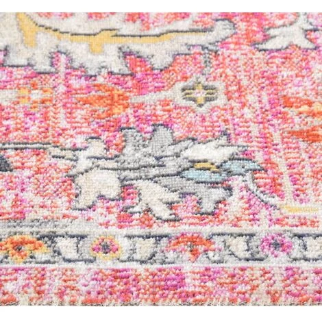 FIMEI Tapis à Tissage Plat D'extérieur 100x200 Cm Rouge 4 FIMEI Tapis à Tissage Plat D'extérieur 100x200 Cm Rouge – Image 4