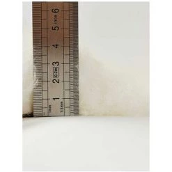 UNAMOURDETAPIS Tapis Shaggy 50x75 Cm Forme Originale SHEPHERD Blanc Entrée Assemblé Cousu à La Main - Blanc -Tapis et paillasson Soldes 61440854 4