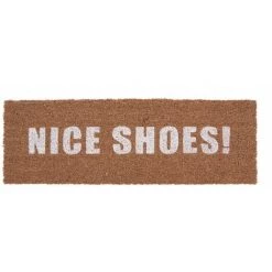 PRESENT TIME Paillasson En Fibre De Coco Nice Shoes - Longueur 75 Largeur 26 Epaisseur 1.50cm - Marron