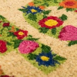 ZEN ET ETHNIQUE Essuie-pieds Home Floral 60 Cm -Tapis et paillasson Soldes 62019500 3