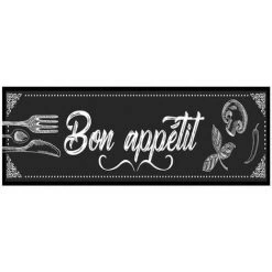 RETRO Grand Tapis De Cuisine 45 X 130 Cm - Dessous PVC