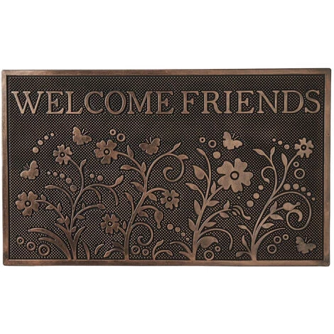 ZEN ET ETHNIQUE Essuie-pieds Welcome Friends 75 Cm 1 ZEN ET ETHNIQUE Essuie-pieds Welcome Friends 75 Cm
