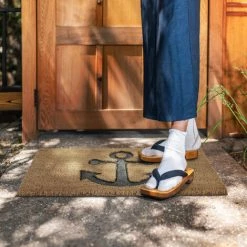 Relaxdays Paillasson En Fibres De Coco, Motif Ancre, Antidérapant, Pour Intérieur Et Extérieur, 60 X 40 cm, Nature/noir 8 Relaxdays Paillasson En Fibres De Coco, Motif Ancre, Antidérapant, Pour Intérieur Et Extérieur, 60 X 40 cm, Nature/noir -Tapis et paillasson Soldes 62279395 4