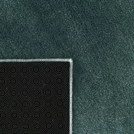 Paco Home Tapis De Salon Poils Ras Lavable Monochrome Style Moderne Vert 80 Cm Rond 4 Paco Home Tapis De Salon Poils Ras Lavable Monochrome Style Moderne Vert 80 Cm Rond – Image 4