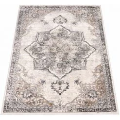 Paco Home Tapis De Salon Poils Ras Moderne Motif Oriental Ornements Avec Bordure Mandala 60x100 Cm, Gris 7 9 Paco Home Tapis De Salon Poils Ras Moderne Motif Oriental Ornements Avec Bordure Mandala 60x100 Cm, Gris 7 -Tapis et paillasson Soldes 62827425 5